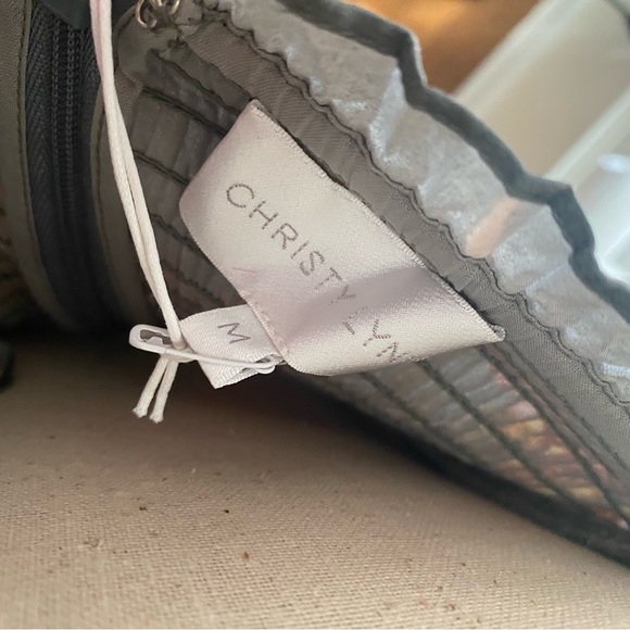 Christy Lynn Mia Dress - Blue Brocade size M - Picture 15 of 16